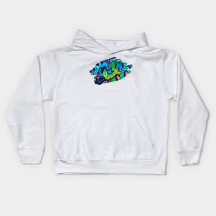 Graffiti Splash Art Print 1 Kids Hoodie